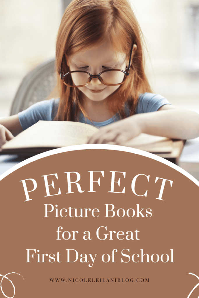 Girl Reading Perfect Picture Books for a great first day of school 