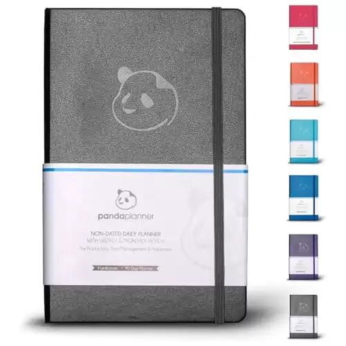 Panda Planner 2025 Undated Daily Planner with Hourly Schedule 5.75